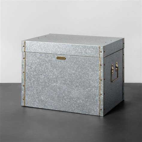 hearth and hand metal storage box|hearth and hand magnolia box.